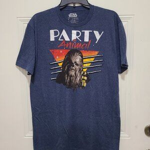 New Star Wars Chewacca Chewie Party Animal Size Large with Tag
